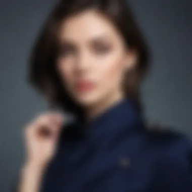 Sophisticated Navy Blue Attire Sophisticated navy blue attire for special occasions