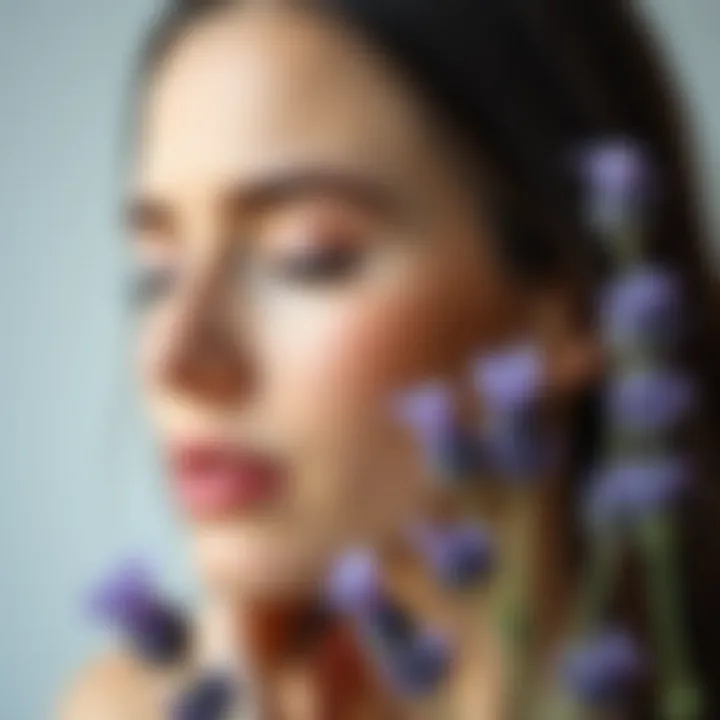 Soothing effects of lavender on scalp