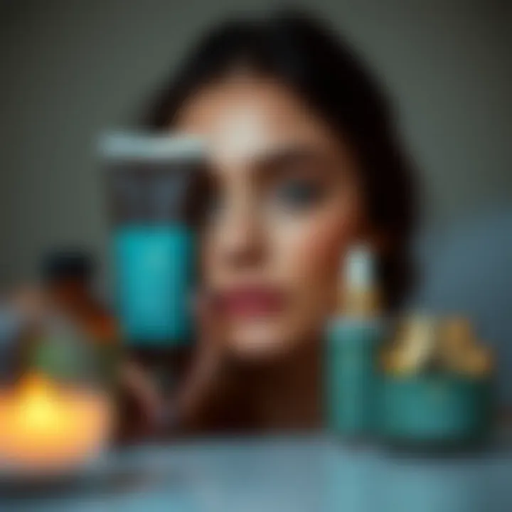 Skincare products for dark spots treatment