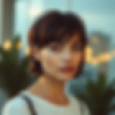 Stylish medium haircut inspired by celebrities