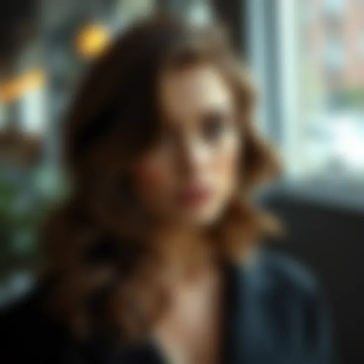 Soft Waves for Medium-Length Hair Elegant medium-length hairstyle with soft waves