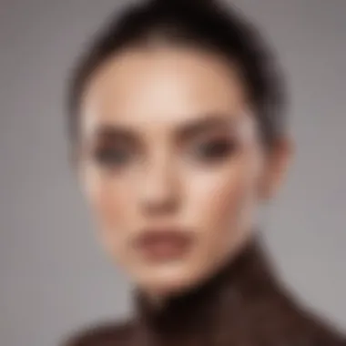 Elegant makeup look featuring mocca tones, highlighting beauty trends.