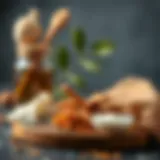 Natural ingredients for hair mask preparation