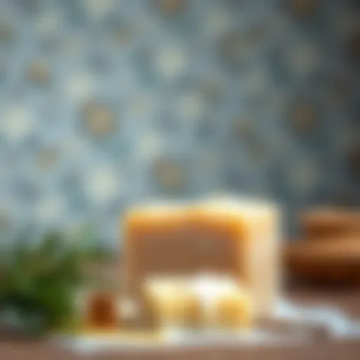 Natural ingredients in donkey milk soap