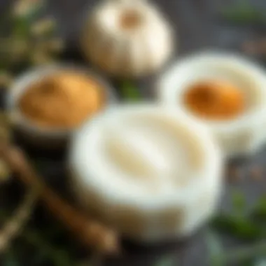 Natural ingredients used in eczema soaps