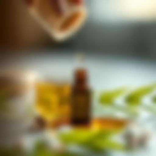Natural oils used in skincare