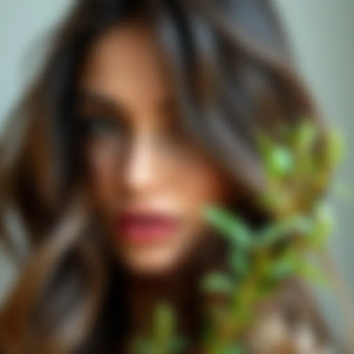 Nourishing hair with thyme oil