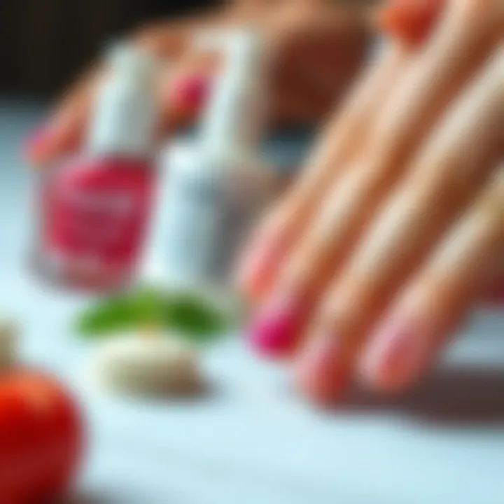Nutritional elements promoting nail growth