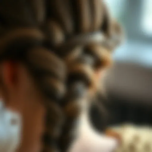 Intricate braid patterns showcasing various techniques