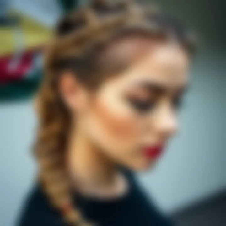 A variety of trendy braid hairstyles