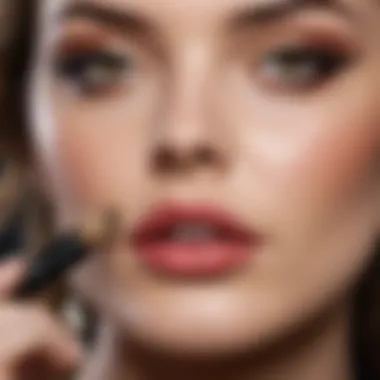 A collection of professional makeup products used for parties