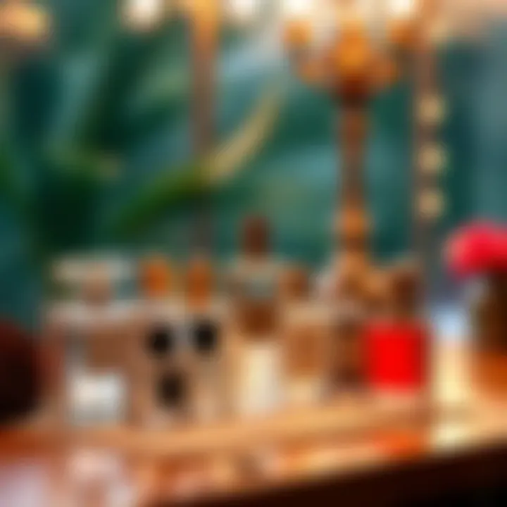 A serene setting for layering fragrances