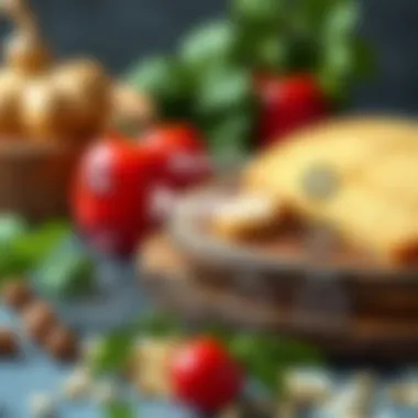 An inspiring graphic showing protein sources and benefits for women