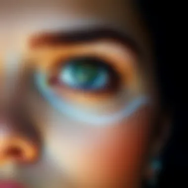 Results of Retinol Eye Cream Usage Before and after application of retinol eye cream