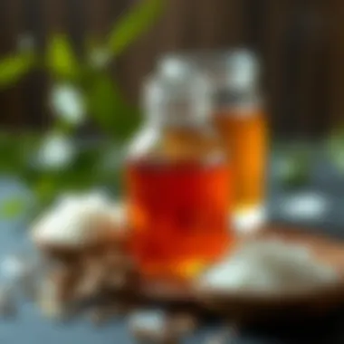 Natural ingredients for hair vinegar