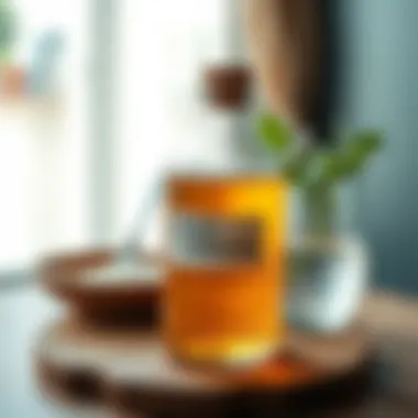 Homemade hair vinegar preparation