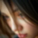 Dried hair tips with visible split ends