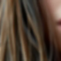 Dramatic close-up of split ends on hair strands