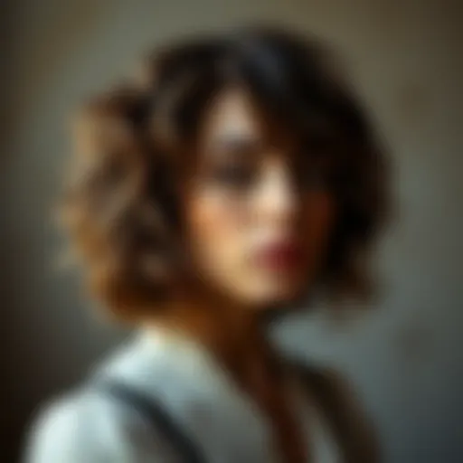 Textured hair showcasing styling difficulties
