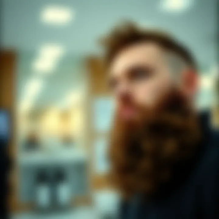 A visual representation of solutions for enhancing beard density.