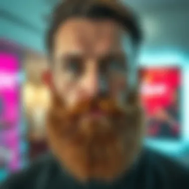 Choosing the right color for beard