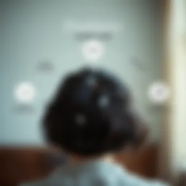 Diagram showing the relationship between psoriasis and hair loss