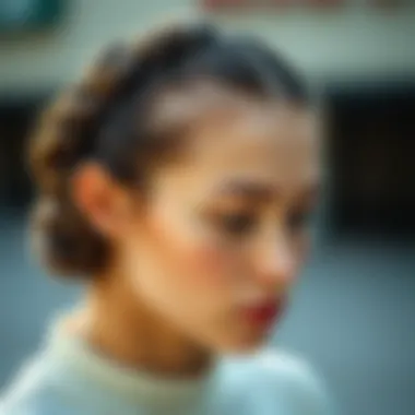 Textured short braid design