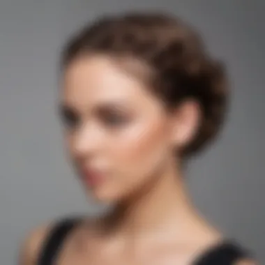 Sophisticated Short Braid Style Elegant short braid hairstyle showcasing a sophisticated look