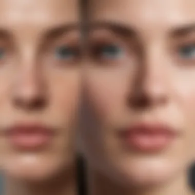 Transformation: Results of Blackhead Cream Usage Before and after results of using blackhead cream