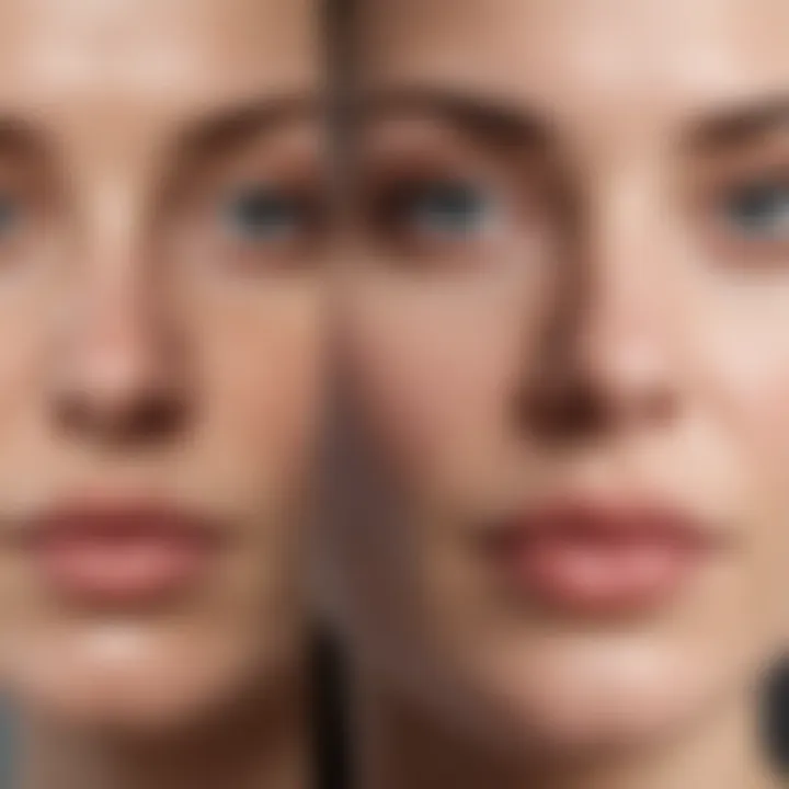 Transformation: Results of Blackhead Cream Usage Before and after results of using blackhead cream