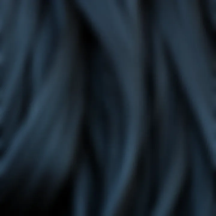 A close-up view of shiny black hair showcasing its natural texture