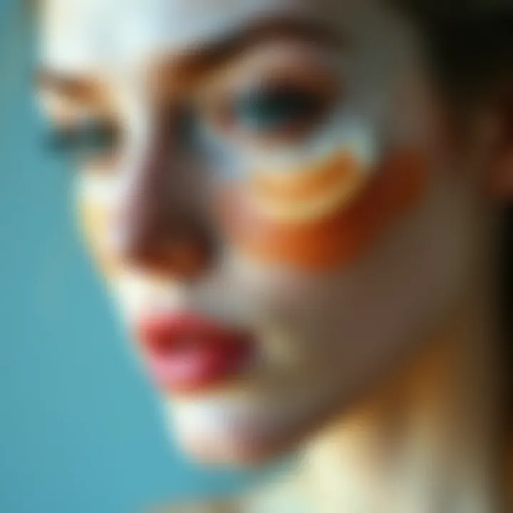 Visual representation of the skin layers showing the effects of arbutin and retinol