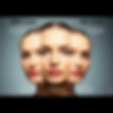 Graphic representation of skin types affected by BB cream