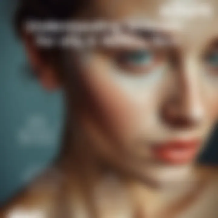 A diagram illustrating the skincare steps for oily skin