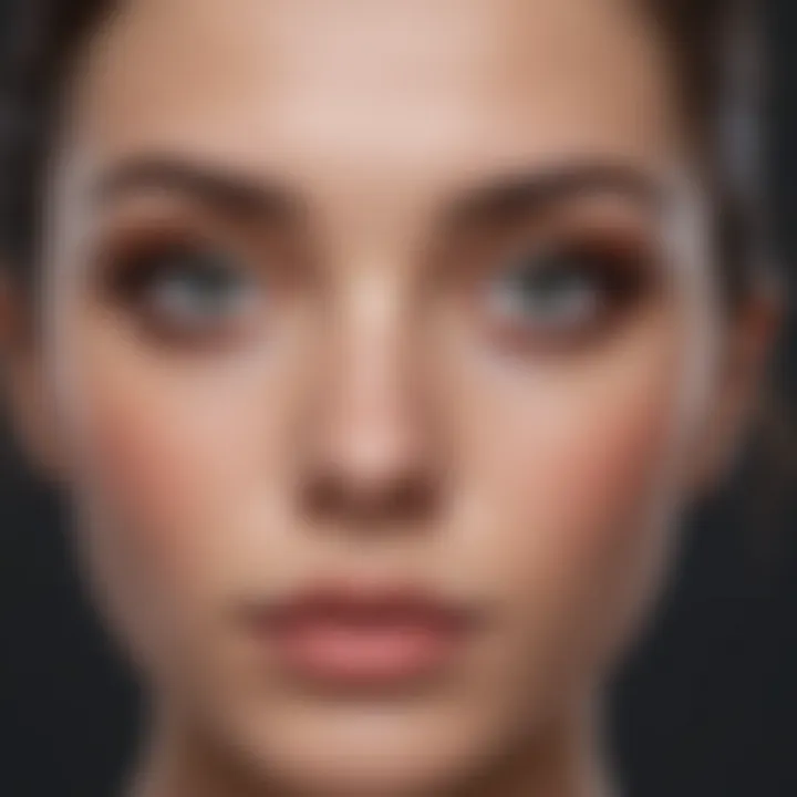 Artful depiction of small eyes showcasing unique beauty