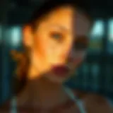 The glow of radiant skin after exercise