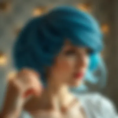 Hair styling with spray dye