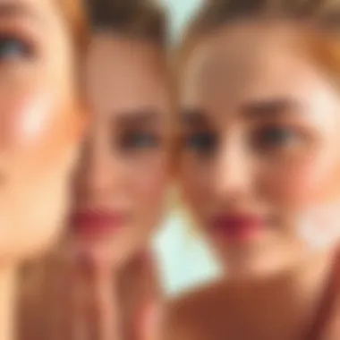 Choosing Cleansing Gels for Different Skin Types Various skin types represented with appropriate cleansing gels