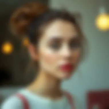 Casual Messy Bun for Everyday Look Casual messy bun showcasing relaxed style