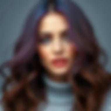 Psychological effects of hair color choices illustrated