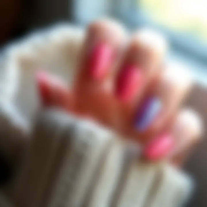 Trendy color combinations for gel nails