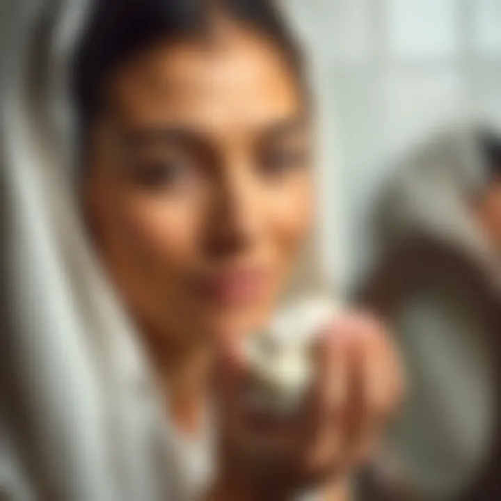 Variety of skin types benefiting from soap