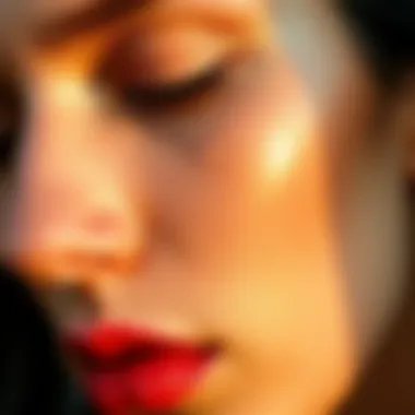 Understanding Oily Skin Dynamics Close-up of oily skin on the face