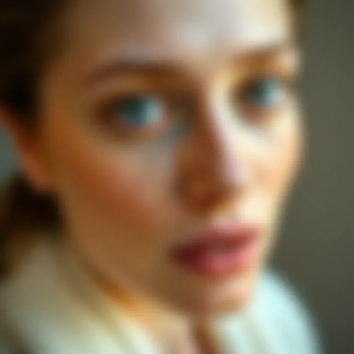 Illustration depicting the causes of facial oiliness