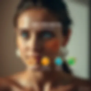 Diagram showcasing skin types and their oil production