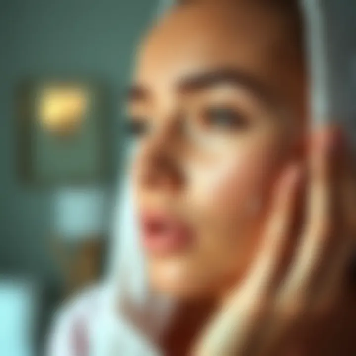 Visual representation of effective skincare treatments for oily skin