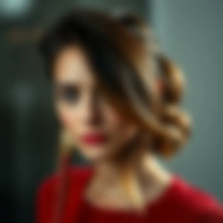 Stylish Layered Look for Heart-Shaped Faces Layered hairstyle for heart-shaped faces