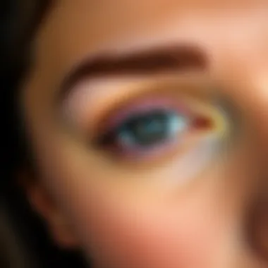 Well-Groomed Eyebrows Close-up of well-groomed eyebrows