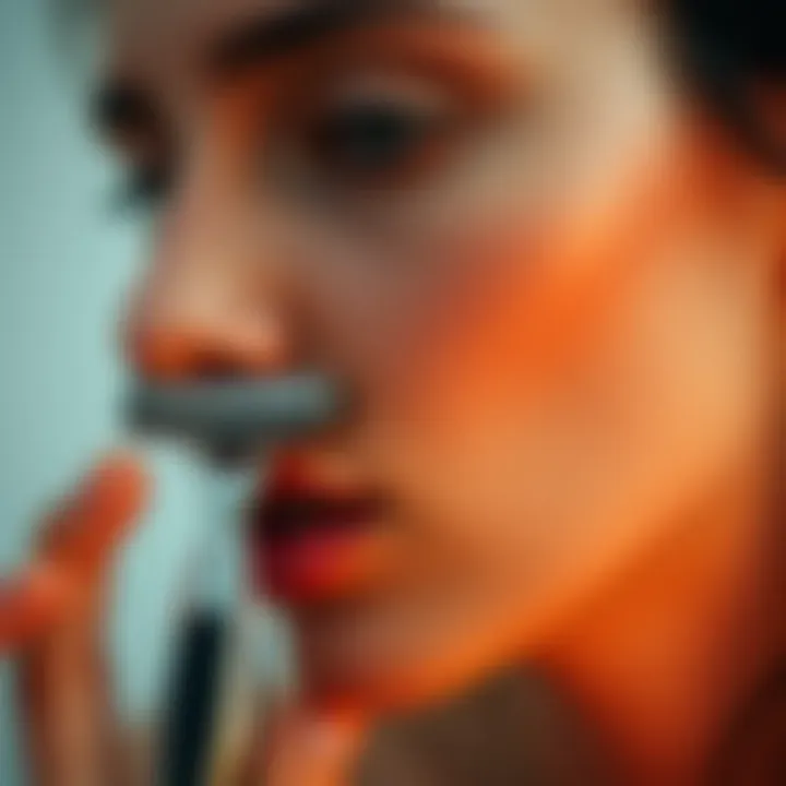 The essence of skin care with facial razors