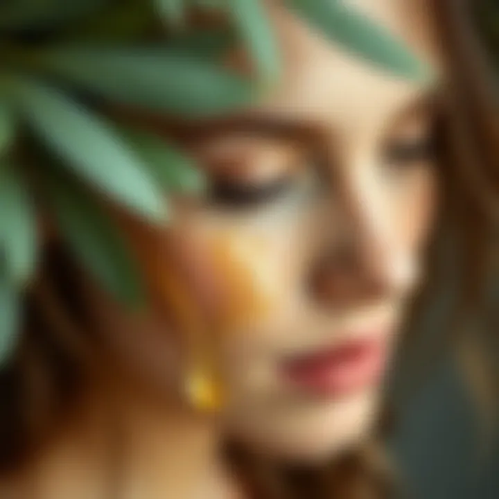 Application techniques of olive oil on hair